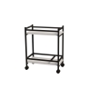 Carrello Portavivande Stile Industrial 60x34x76 Will Bianco