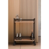 Carrello Portavivande Stile Industrial 60x34x76 Will Rovere