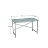 Scrivania Stile Industrial Ferro E Legno 120x60x73 Adam Rovere