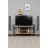 Mobile Porta TV Industrial 120x35x60 Con Vani A Giorno Cult Rovere