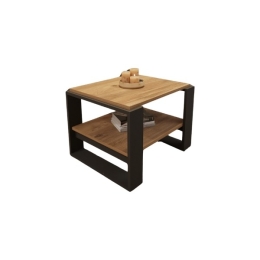 Tavolino Basso Da Salotto Moderno 63x54x45 Axel Rovere E Antracite