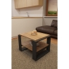 Tavolino Basso Da Salotto Moderno 63x54x45 Axel Rovere E Antracite
