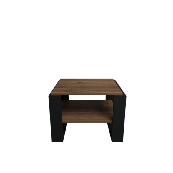 Tavolino Basso Da Salotto Moderno 63x54x45 Axel Rovere E Antracite