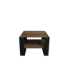 Tavolino Basso Da Salotto Moderno 63x54x45 Axel Rovere E Antracite