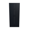 Armadio Guardaroba 74x45x182 Con Barra Appendiabiti Brando Antracite