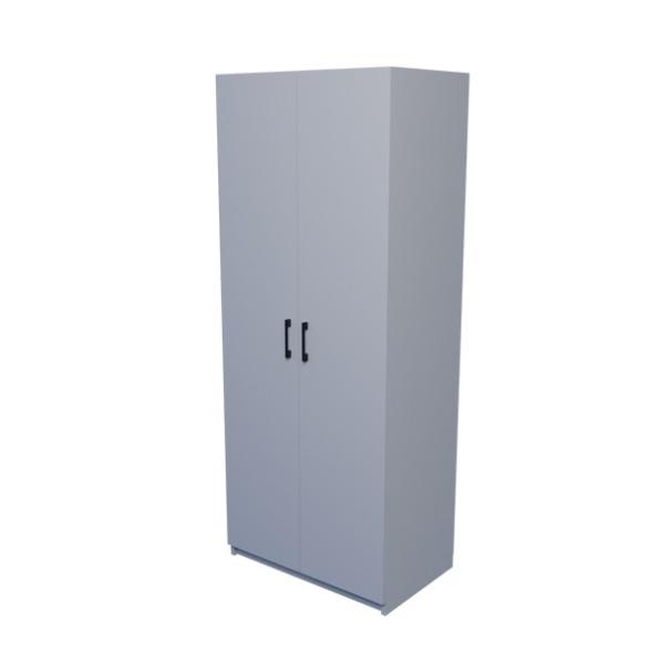 Armadio Guardaroba 74x45x182 Con Barra Appendiabiti Brando Bianco