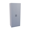 Armadio Guardaroba 74x45x182 Con Barra Appendiabiti Brando Bianco