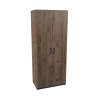 Armadio Guardaroba 74x45x182 Con Barra Appendiabiti Brando Rovere