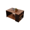 Tavolino Salotto Moderno 60x90 Vani Laterali Zeno Rovere E Antracite