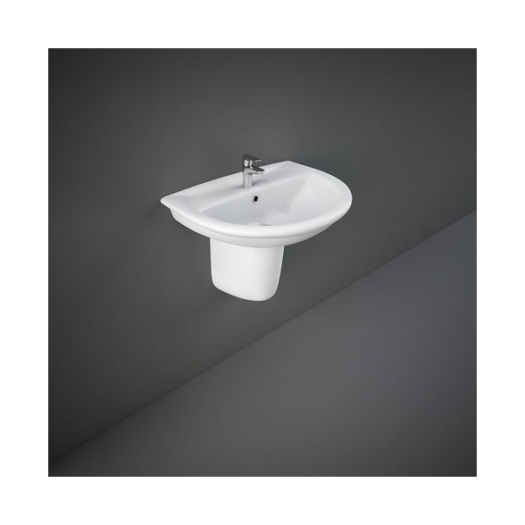 Lavabo 485 x 600 mm con colonna o semicolonna Karla RAK Ceramics KAWB00004