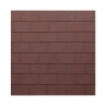 Tegola bituminosa Tegola canadese Premium Rectangular 3,05 mq 2101030001003 rosso spagna