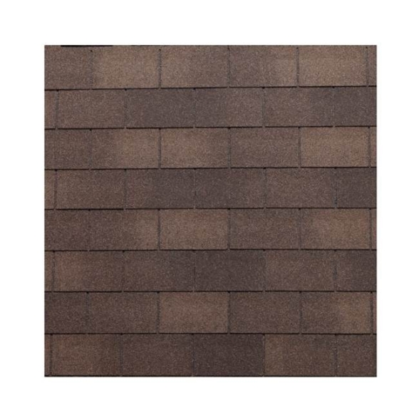Tegola bituminosa Tegola canadese Premium Rectangular 3,05 mq 2101030001020  marron sfumato