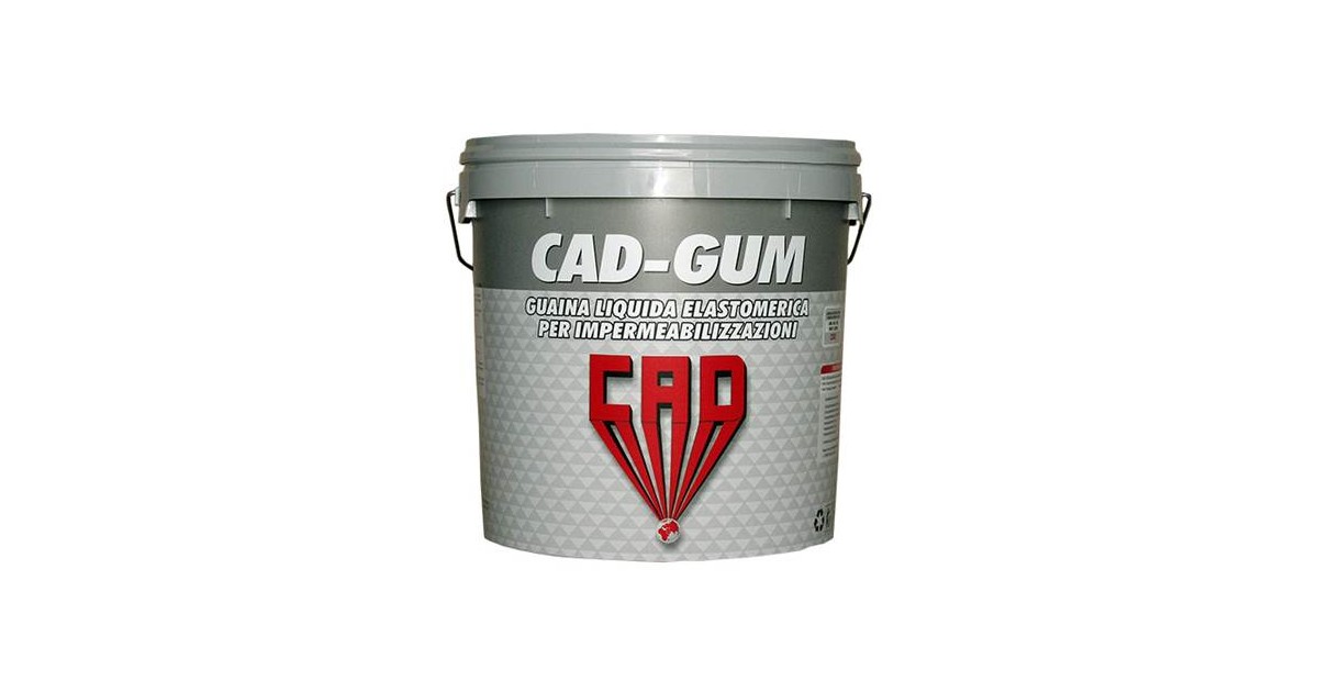 Cad Gum 5 kg grigio Guaina liquida per impermeabilizzazioni