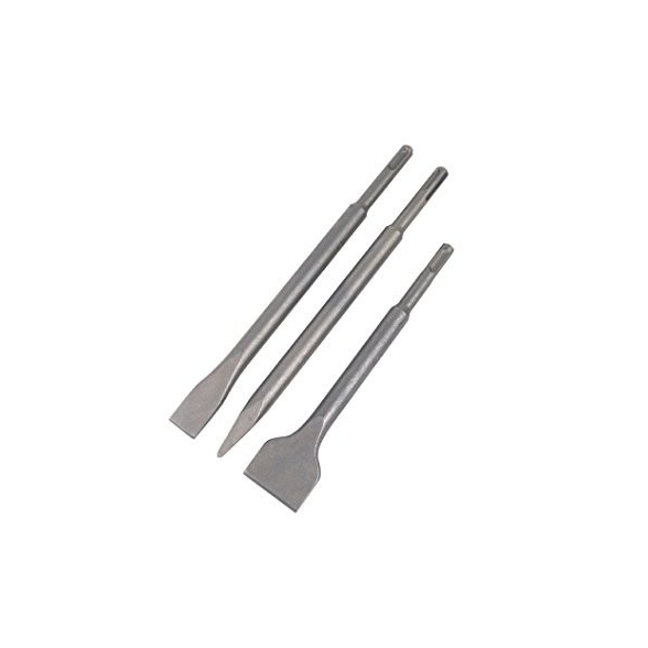 Set 3 scalpelli attacco sds-plus punta-piatto-spatola DeWalt DT60330