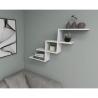 Mensola Sospesa Design A Scala 104x20x64 Reno Bianca