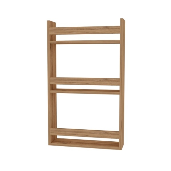 Mensola Sospesa Portariviste 3 Ripiani 54x14x90 Mara Rovere