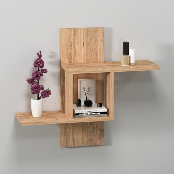 Mensola Sospesa Design Moderno 1 Vano 68x20x60 Amanda Rovere