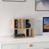 Mensola Sospesa Design Moderno 4 Vani Pelagius Rovere Chiaro Antracite