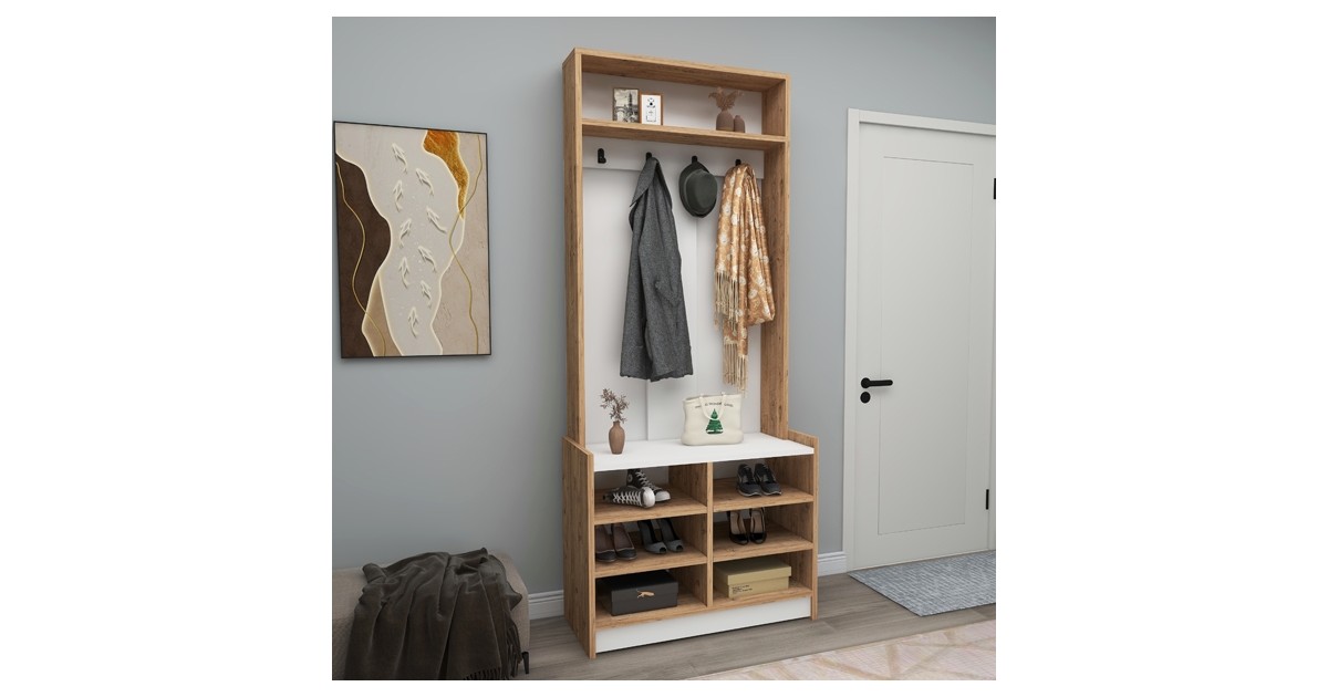 Appendiabiti Da Parete Con Mensola: Soluzioni Pratiche E Versatili Per - Foto 10