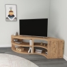 Mobile TV Ad Angolo Design Onda Con Ripiani Melissa Rovere