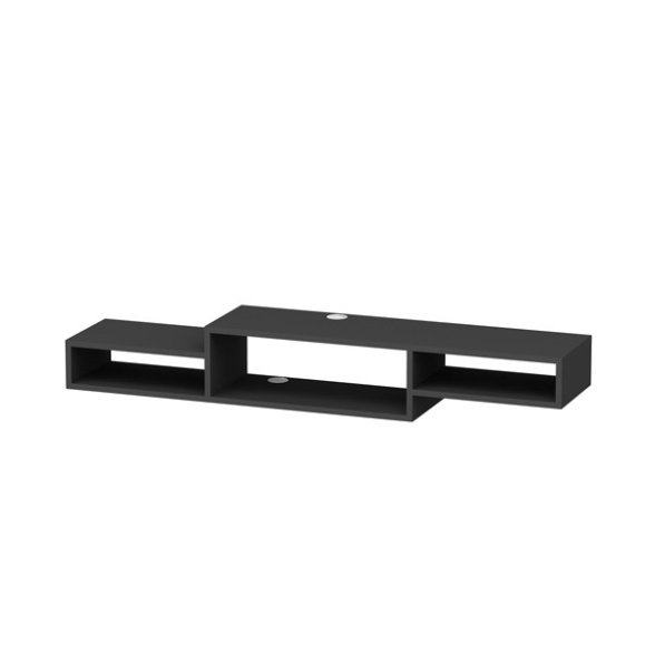 Mobile TV Sospeso 155x30x23 Con Vani A Giorno Lorenza Antracite