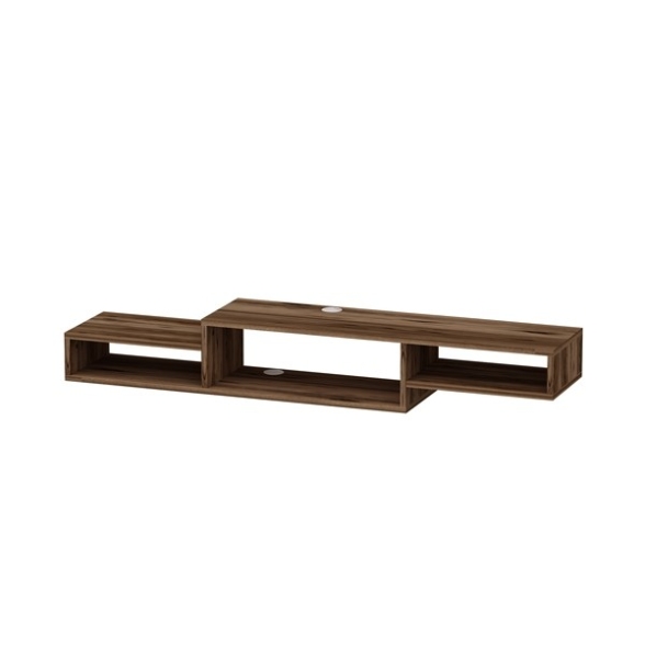 Mobile TV Sospeso 155x30x23 Con Vani A Giorno Lorenza Noce Chiaro