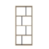 Libreria Moderna 60x25x140 Tuco Rovere Chiaro E Antracite