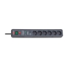 Presa multipla di protezione da sovratensione 3 mt 6 prese 16A Brennenstuhl Secure-Tec 1159545376 antracite