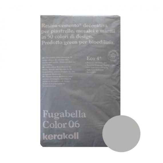 Fugabella Color grigio perla 06 20 kg fugante stucco per fughe Kerakoll