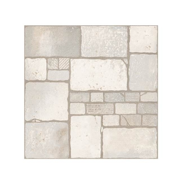 Grès porcellanato 34 x 34 cm effetto pietra Corte Beige Ceramiche San Nicola