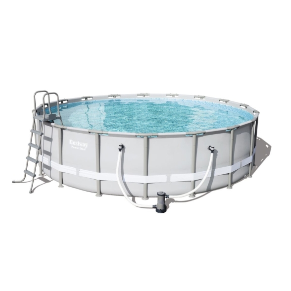 Piscina fuori terra rotonda ø 5,49x1,32 mt con pompa Bestway