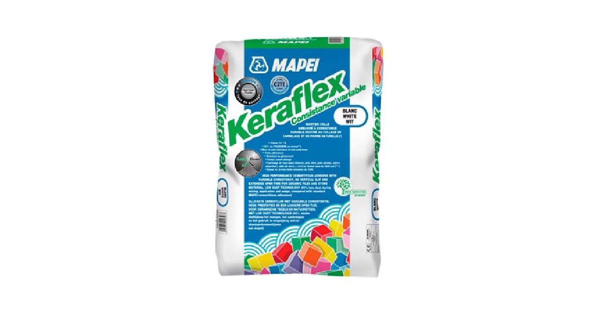 Keraflex 25 kg bianco Mapei 119525 Colla in polvere per ceramiche e materiale lapideo