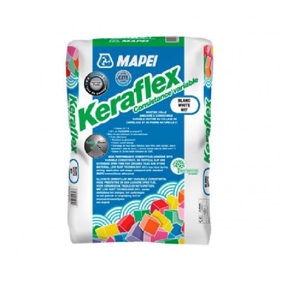 Keraflex 25 kg bianco Mapei 119525 Colla in polvere per ceramiche e  materiale lapideo