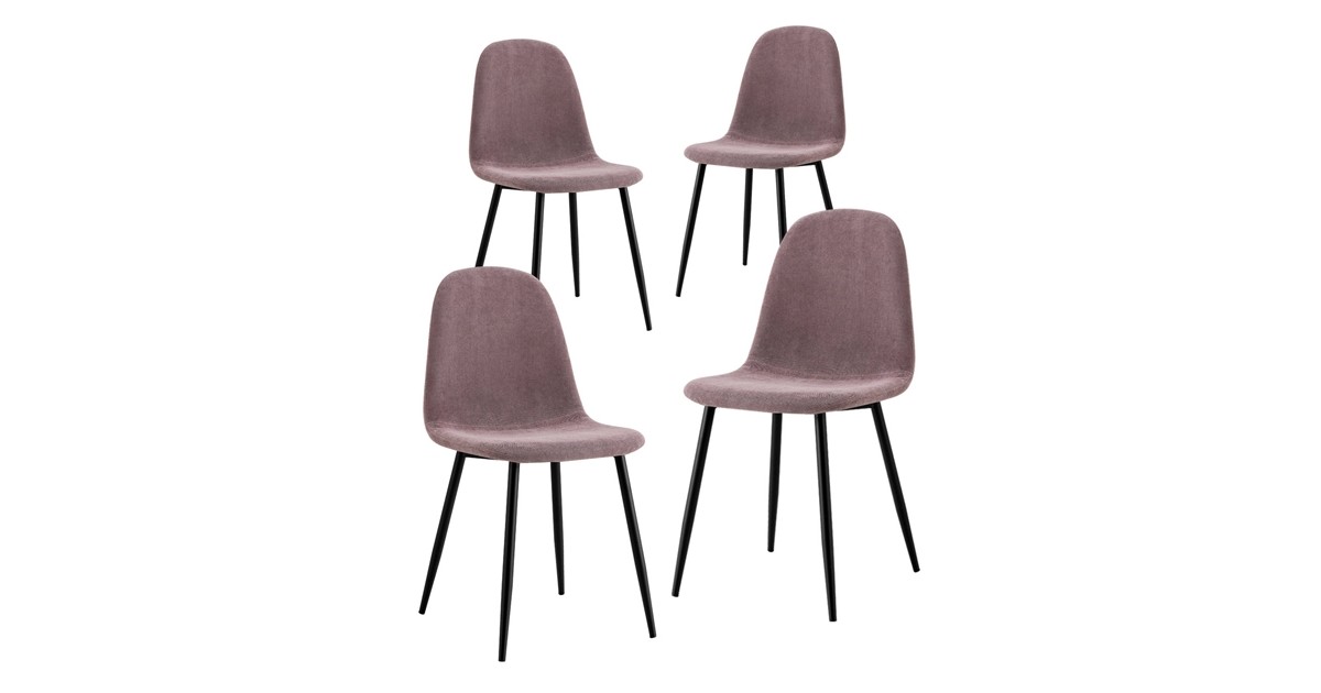 Panca Pranzo Baxton Studio Cornelie - Tessuto Grigio Con Legno Noce (Stile Moderno)