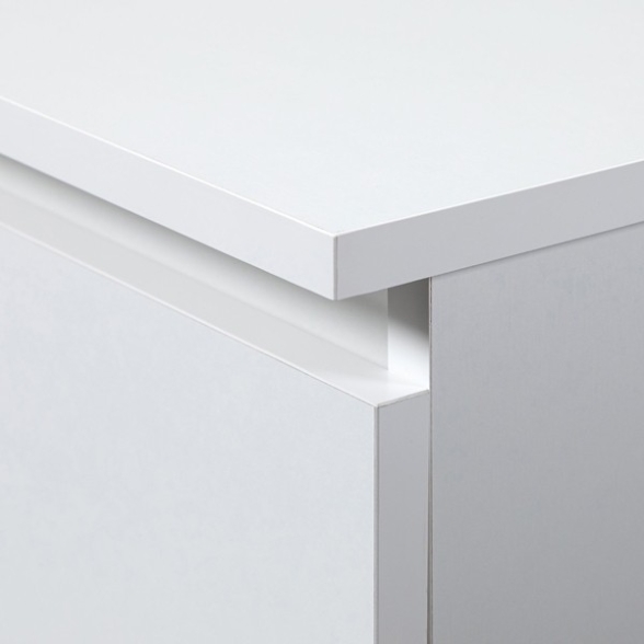Armadio Guardaroba 2 Ante 2 Cassetti 90x50x180 Artika Bianca