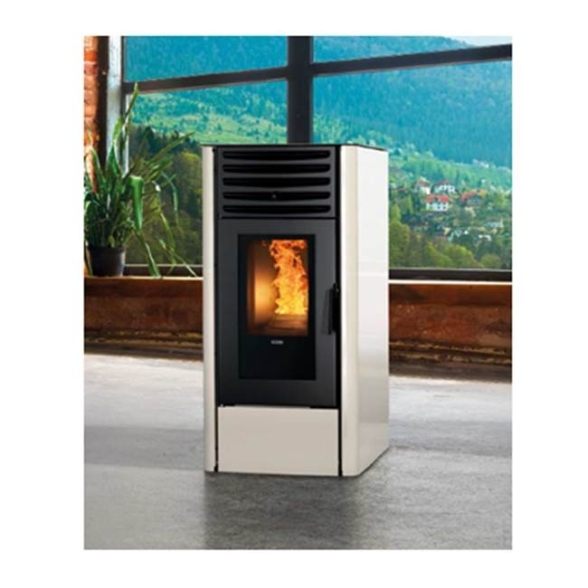 Klover Dea Eco 8 avorio Stufa ad aria a pellet 6,8 kW