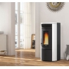 Termostufa a pellet 17 kW La Nordica-Extraflame mod. Costanza Idro bianco