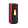 Termostufa a pellet 17 kW La Nordica-Extraflame mod. Costanza Idro bordeaux