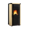 Stufa a pellet ventilata 10,2 kW La Nordica Extraflame mod. Viviana Evo pergamena