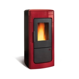 Termostufa a pellet 22,8 kW La Nordica Extraflame mod. Liliana Idro bordeaux