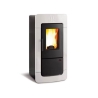 Termostufa a pellet 28,4 kW La Nordica Extrafame mod. Diadema ACS Idro bianco
