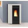 Stufa a pellet slim canalizzata 8 kW La Nordica Extraflame mod. Annabella bianco