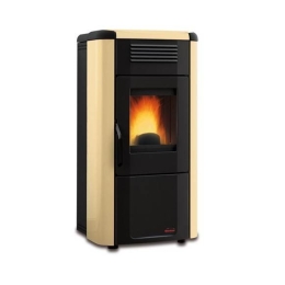 Stufa a pellet canalizzata 10,3 kW La Nordica Extraflame mod. Viviana Plus Evo pergamena