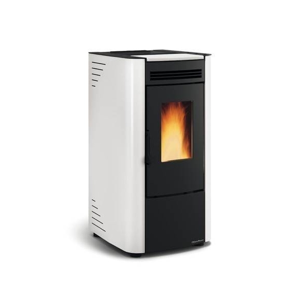 Stufa a pellet ventilata 6,5 kW La Nordica Extraflame mod. Ketty Evo bianco