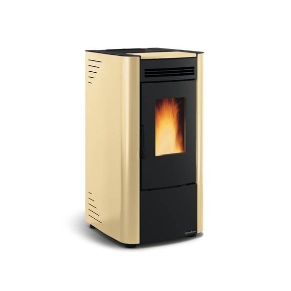 Stufa a pellet ventilata 6,5 kW La Nordica Extraflame mod. Ketty Evo pergamena