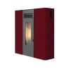 Termostufa a pellet slim 16 kW King Idro Slim 16 bordeaux