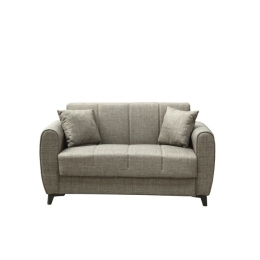 Divano 2 Posti Clic-Clac 149x78x78 Delhi Mina 07 Tortora