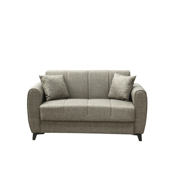 Divano 2 Posti Clic-Clac 149x78x78 Delhi Mina 07 Tortora