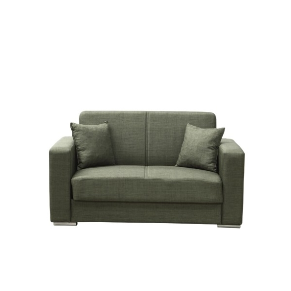 Divano 2 Posti Clic-Clac 159x84x82 Futuro Mina 19 Verde Oliva