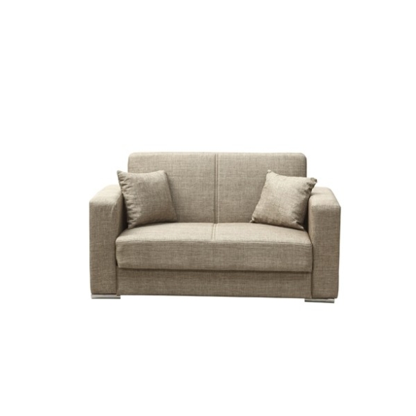 Divano 2 Posti Clic-Clac 159x84x82 Futuro Mina 4 Cappuccino